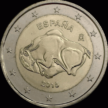 Spanje 2 euro 2015 Altamira UNC